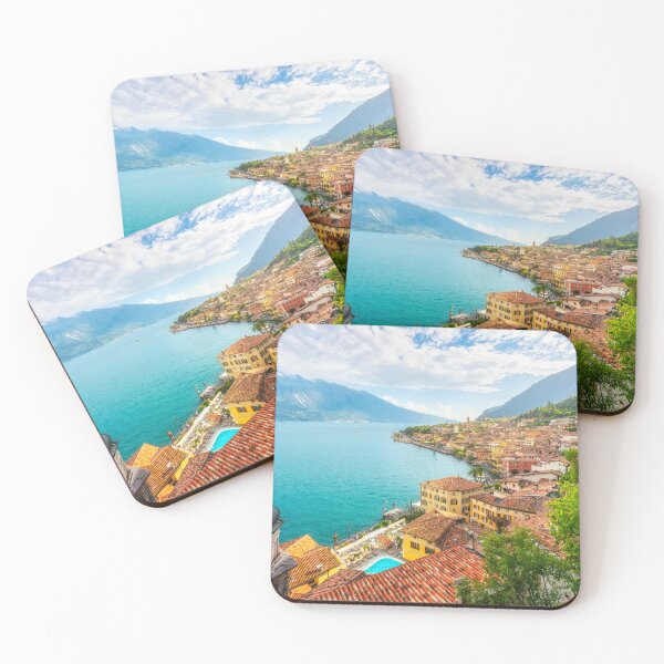 Item preview, Panoramic View of Limone sul Garda on Lake Garda designed and sold by Stefano Orazzini.