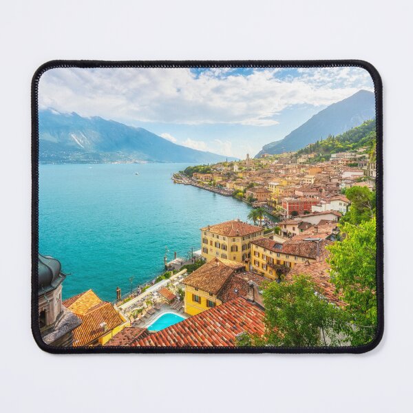 Item preview, Panoramic View of Limone sul Garda on Lake Garda designed and sold by Stefano Orazzini.