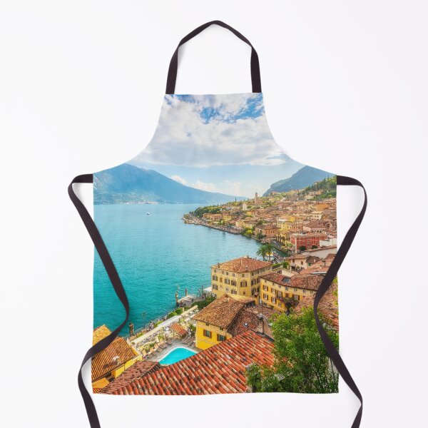 Item preview, Panoramic View of Limone sul Garda on Lake Garda designed and sold by Stefano Orazzini.