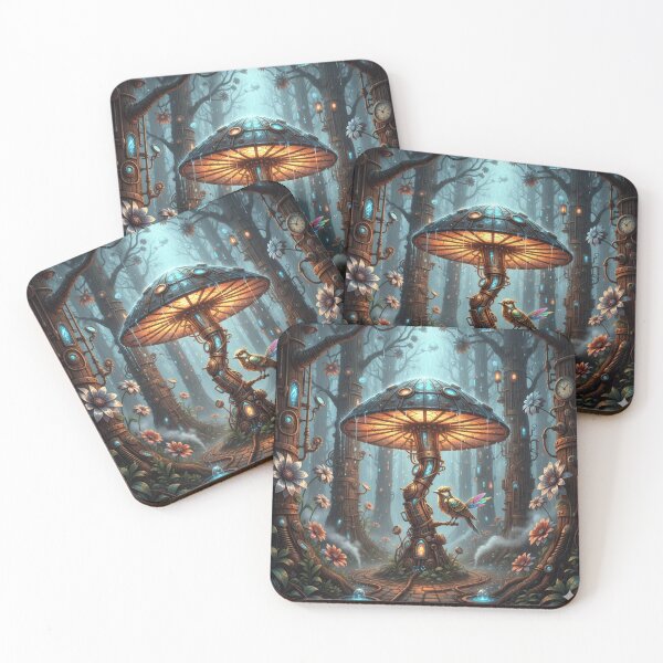 Item preview, Forest of Gears and Enchantment | designed and sold by Conteceres.