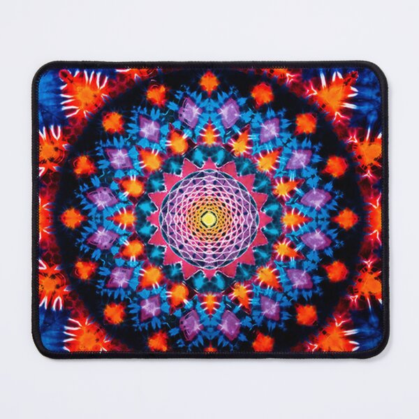 Item preview, Rainbow color Tie Dye Mandala designed and sold by AuroraXGreen.