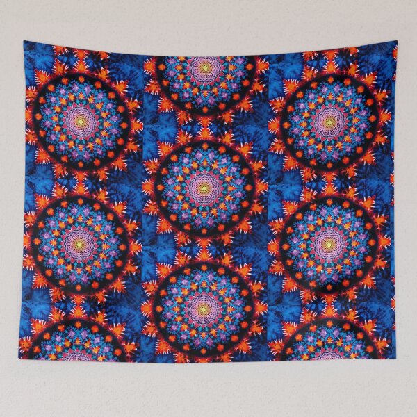 Item preview, Rainbow color Tie Dye Mandala designed and sold by AuroraXGreen.