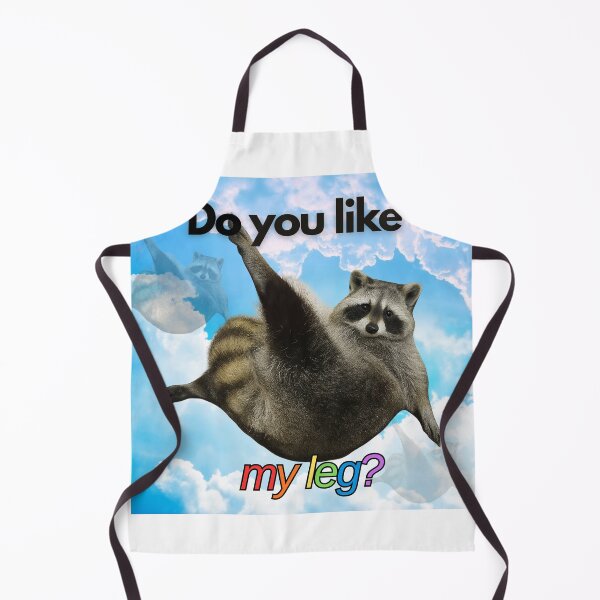 Item preview, Do you like my leg? raccoon art designed and sold by Graphice Atelier.