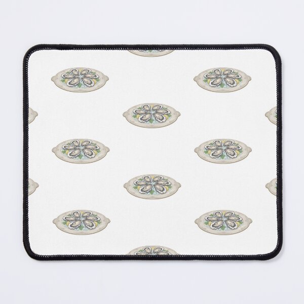 Item preview, Oysters with Lemon Slice Illustration designed and sold by ArtQueen777.