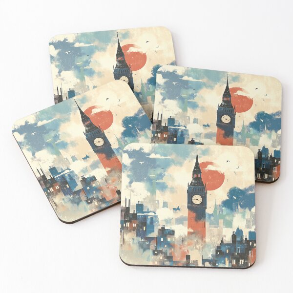 Item preview, Dreamy London Skyline designed and sold by Dusk Atelier.