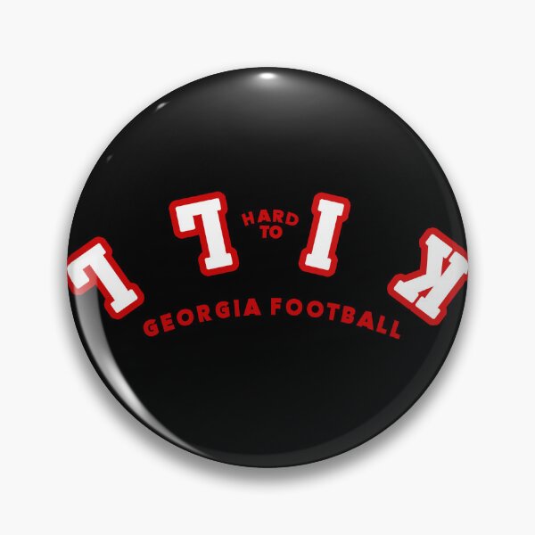 Item preview, Upside Down Hard to Kill Georgia Football in Block Letters designed and sold by PUSH Proper Prints.
