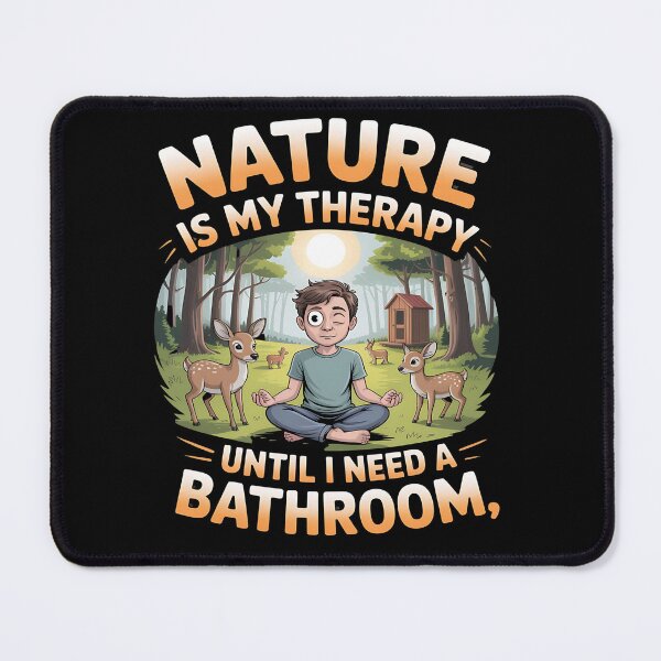 Item preview, dark humor camping - sarcastic hiking - funny nature - introvert in the woods - existential outdoors - forest anxiety - awkward camper - moody wilderness - nature gone wrong - funny camping designed and sold by JansenGS.
