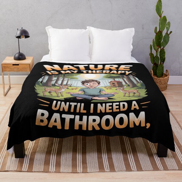Item preview, dark humor camping - sarcastic hiking - funny nature - introvert in the woods - existential outdoors - forest anxiety - awkward camper - moody wilderness - nature gone wrong - funny camping designed and sold by JansenGS.