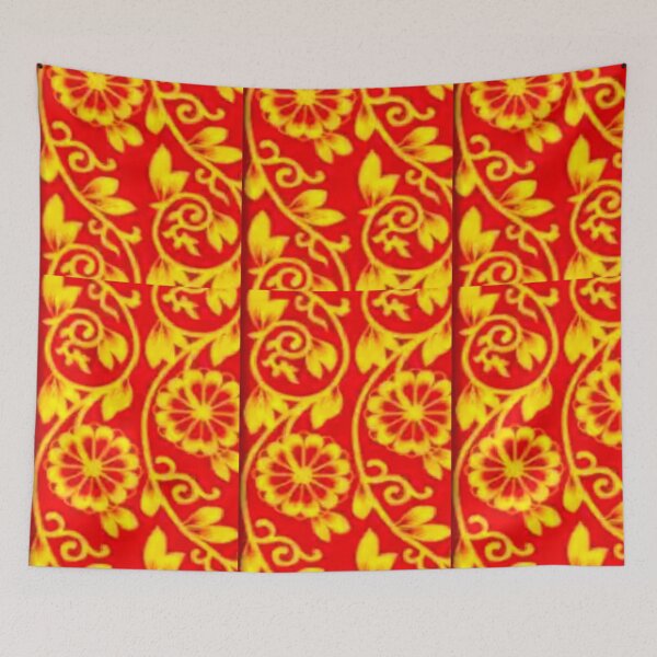Item preview, Golden Chinese Pattern  designed and sold by 3triadstore.