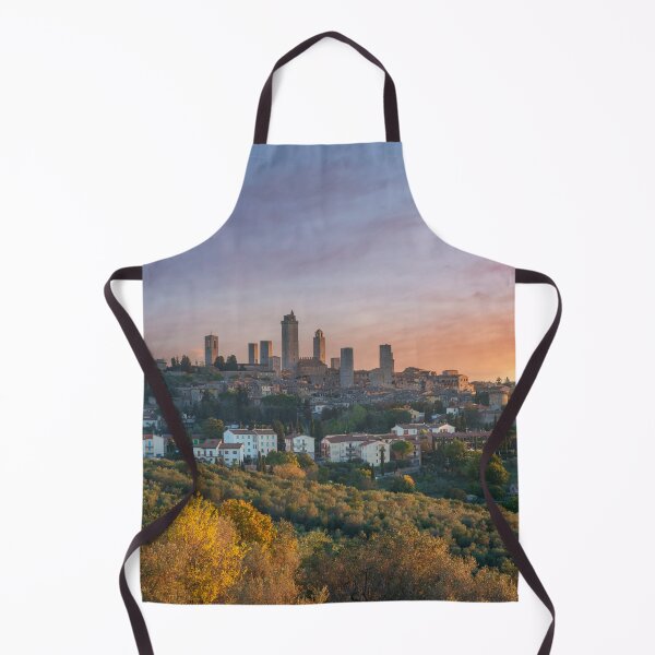 Item preview, Dawn Breaks Over San Gimignano Medieval Tower Skyline in Tuscany designed and sold by Stefano Orazzini.