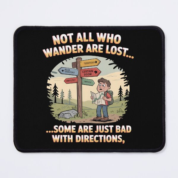 Item preview, sarcastic adventure - dark forest - survival of the weirdest - bear encounter - mentally lost hiker - edgy outdoor - hiking regret - lost in nature - funny national park - overthinking in the woods designed and sold by JansenGS.