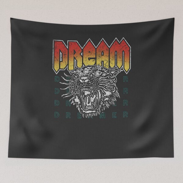 Item preview, Dream Big Retro Lion Graphic Design designed and sold by The secret storage room.