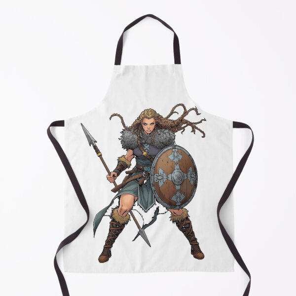Item preview, Viking Shieldmaiden Valkyrie T-Shirt — Norse Warrior Woman Art Gift for Viking Lovers designed and sold by Mythic Tide.