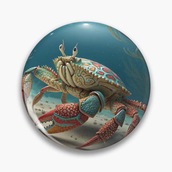 Item preview, CRAB IN THE DEEP BLUE designed and sold by Fabrifrank.