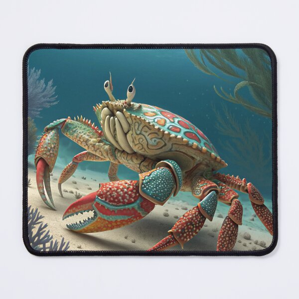 Item preview, CRAB IN THE DEEP BLUE designed and sold by Fabrifrank.