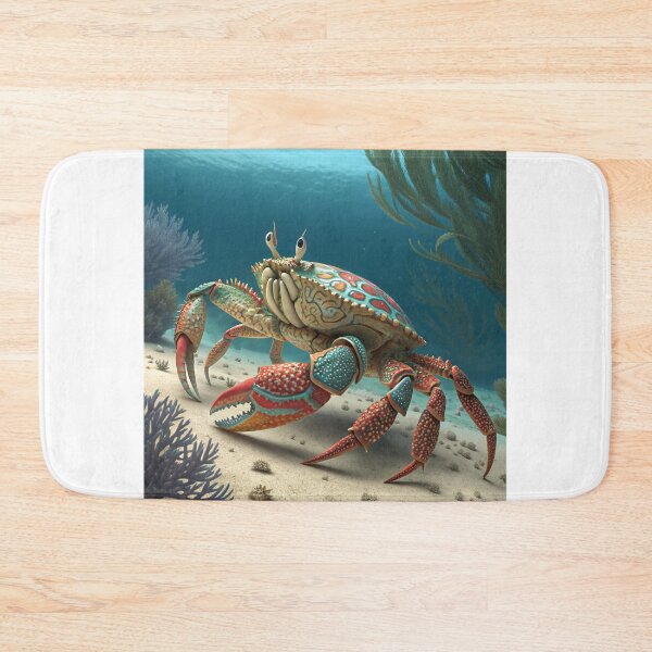 Item preview, CRAB IN THE DEEP BLUE designed and sold by Fabrifrank.