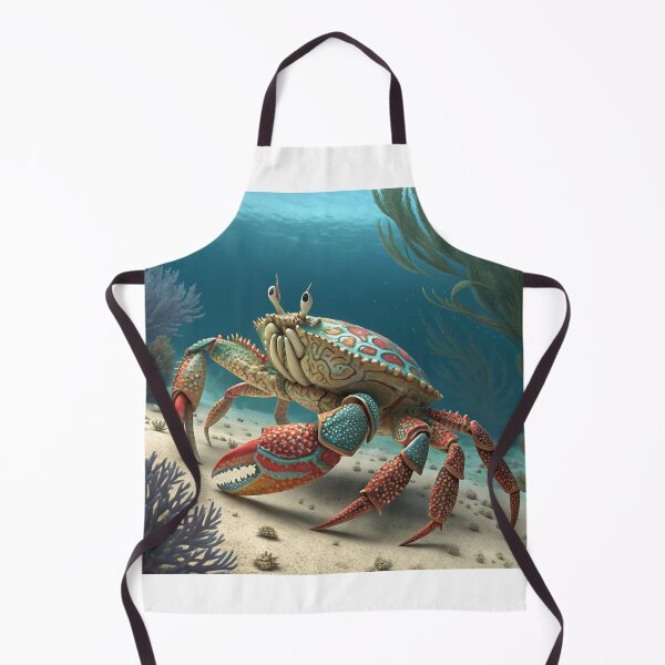Item preview, CRAB IN THE DEEP BLUE designed and sold by Fabrifrank.