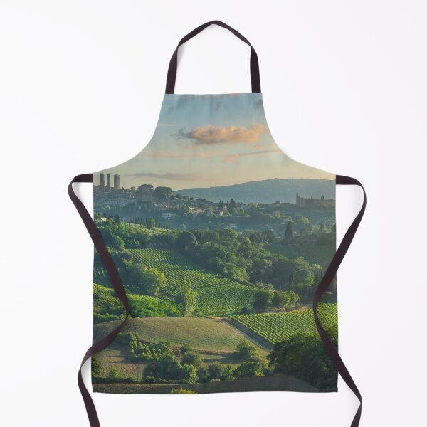 Item preview, Towers of San Gimignano Rising Above Vineyards at Sunset designed and sold by Stefano Orazzini.