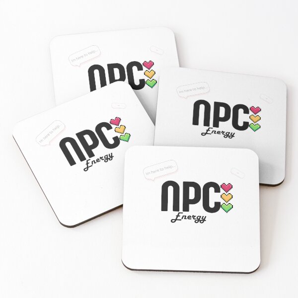 Item preview, NPC Energy | Funny Meme Minimal Aesthetic Design designed and sold by RickCreates.