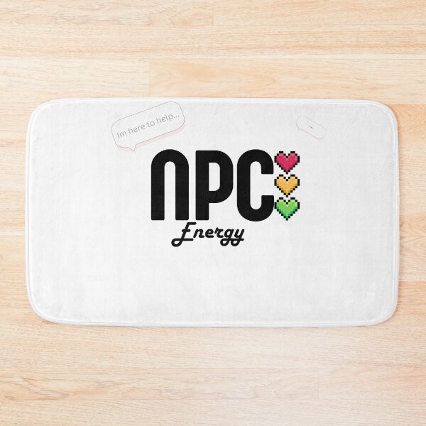 Item preview, NPC Energy | Funny Meme Minimal Aesthetic Design designed and sold by RickCreates.