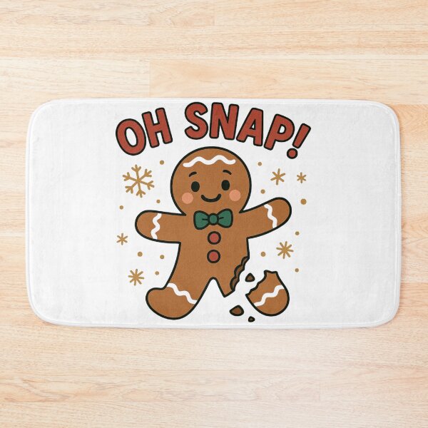 Item preview, Oh Snap! Funny Gingerbread Cookie Christmas Design designed and sold by Painted Moon by Luna Bee™.