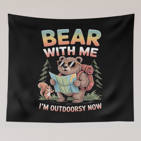 Item preview, dark humor camping - sarcastic hiking - funny nature - introvert in the woods - existential outdoors - forest anxiety - awkward camper - moody wilderness - nature gone wrong - funny camping designed and sold by JansenGS.