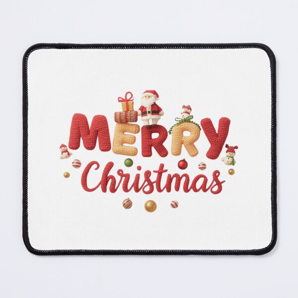 Item preview, Merry Christmas Amigurumi Crochet Letters, Cozy Handmade Holiday Design designed and sold by Mintiko2.