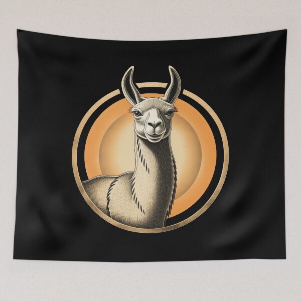 Item preview, Guanaco Llama designed and sold by AntiqueImages.