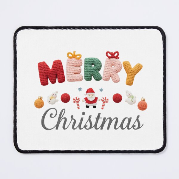 Item preview, Merry Christmas Amigurumi Crochet Letters, Cozy Handmade Holiday Design designed and sold by Mintiko2.