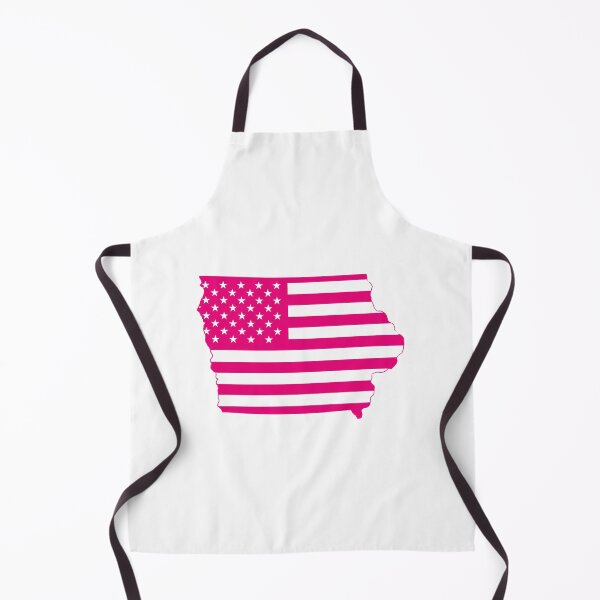 Item preview, Iowa USA Flag Silhouette – Stars and Stripes State Outline designed and sold by Paper Drip.