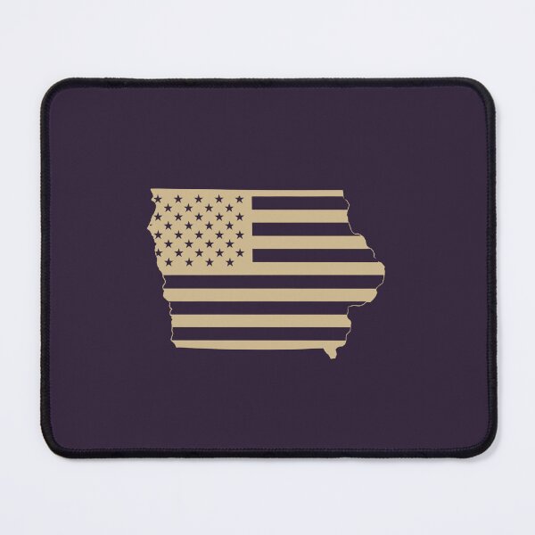 Item preview, Iowa USA Flag Silhouette – Stars and Stripes State Outline designed and sold by Paper Drip.