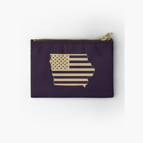 Item preview, Iowa USA Flag Silhouette – Stars and Stripes State Outline designed and sold by Paper Drip.