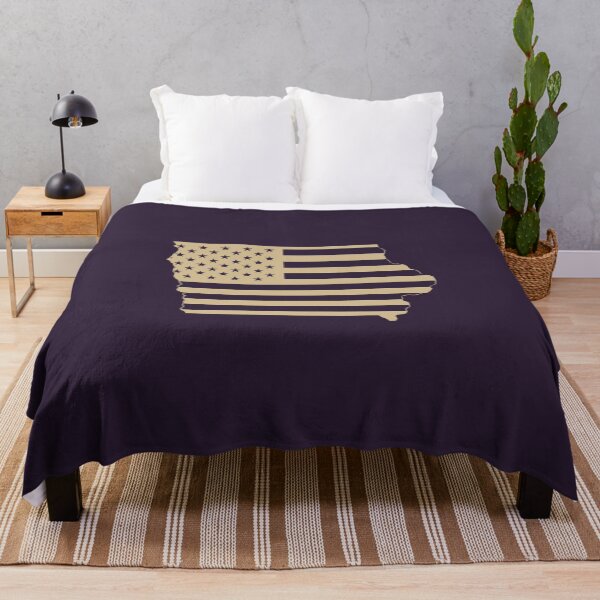 Item preview, Iowa USA Flag Silhouette – Stars and Stripes State Outline designed and sold by Paper Drip.