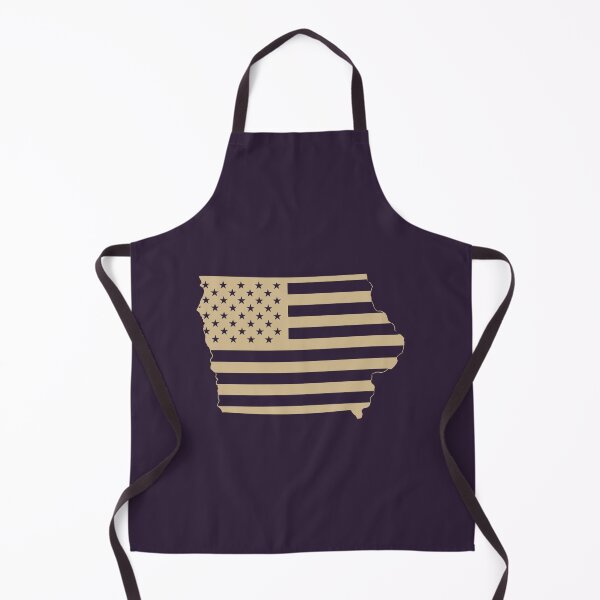 Item preview, Iowa USA Flag Silhouette – Stars and Stripes State Outline designed and sold by Paper Drip.