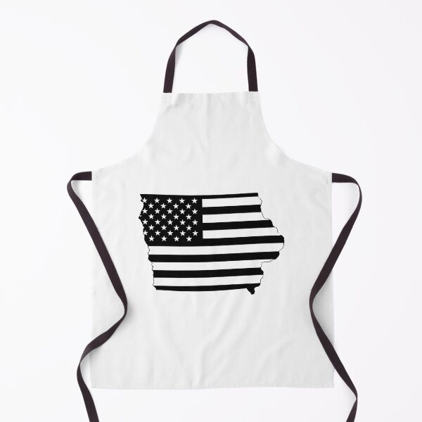 Item preview, Iowa USA Flag Silhouette – Stars and Stripes State Outline designed and sold by Paper Drip.