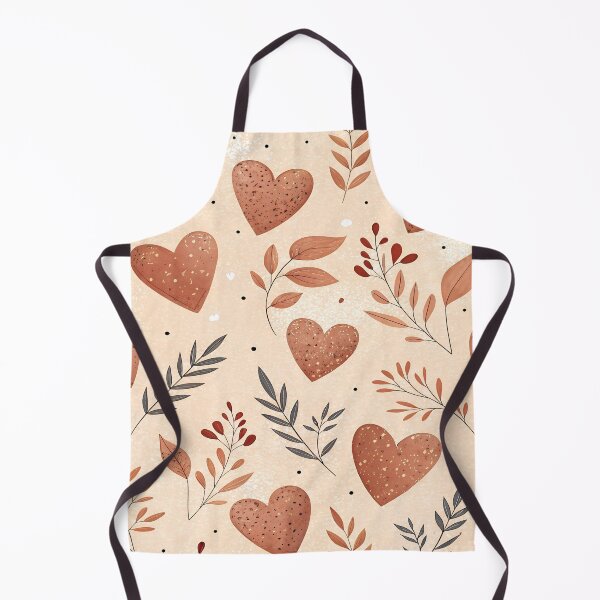 Artikelvorschau, Terracotta Cottagecore Herzen und Dinge entworfen und verkauft von Angela Santana Designs.