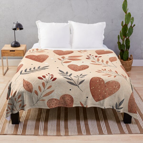 Artikelvorschau, Terracotta Cottagecore Herzen und Dinge entworfen und verkauft von Angela Santana Designs.