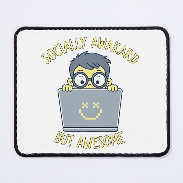 Item preview, ? Socially Awkward But Awesome – The Nerd Statement designed and sold by Fuechse.