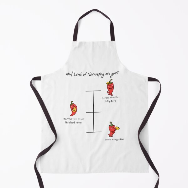 Item preview, What Level of Neurospicy Are You? - ADHD Humor Chart designed and sold by adhdbrainstatic.