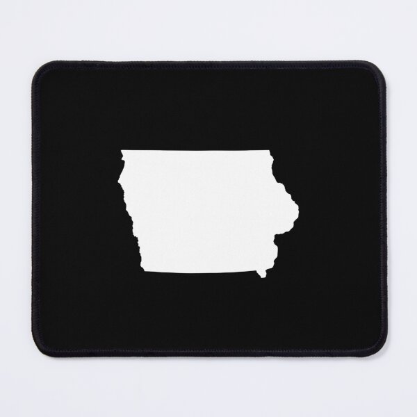 Item preview, Iowa Map Silhouette – Minimal White designed and sold by Paper Drip.