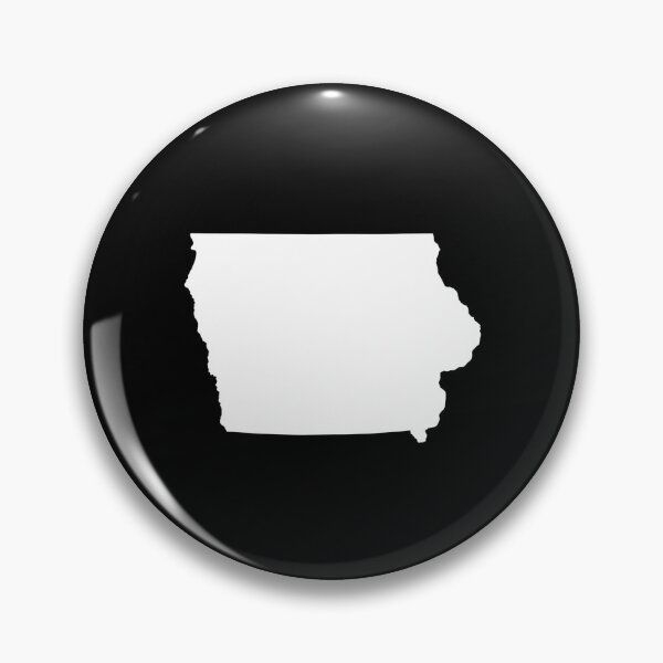 Item preview, Iowa Map Silhouette – Minimal White designed and sold by Paper Drip.