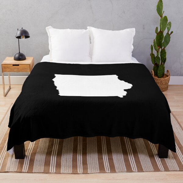 Item preview, Iowa Map Silhouette – Minimal White designed and sold by Paper Drip.