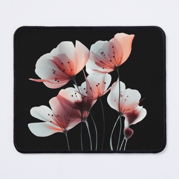 Item preview, Peach X-ray Flowers designed and sold by Ronne&Babra.