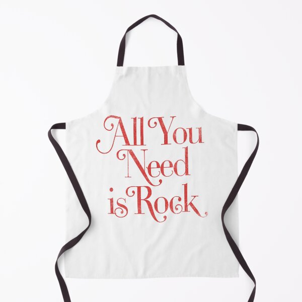 Item preview, All You Need Is Rock Retro Typography Design designed and sold by The secret storage room.