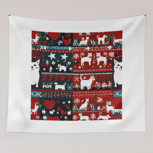 Item preview, Nordic Pet Christmas designed and sold by PetJoyPrintsCO.