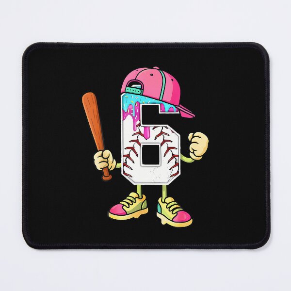 Item preview, Baseball 6Th Birthday Boy Ice Cream Drip 6 Year Old Birthday designed and sold by MadalynKiehn.
