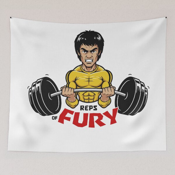 Item preview, "Reps of Fury" Dragon Kung Fu Weights Master designed and sold by pixel-overdose.