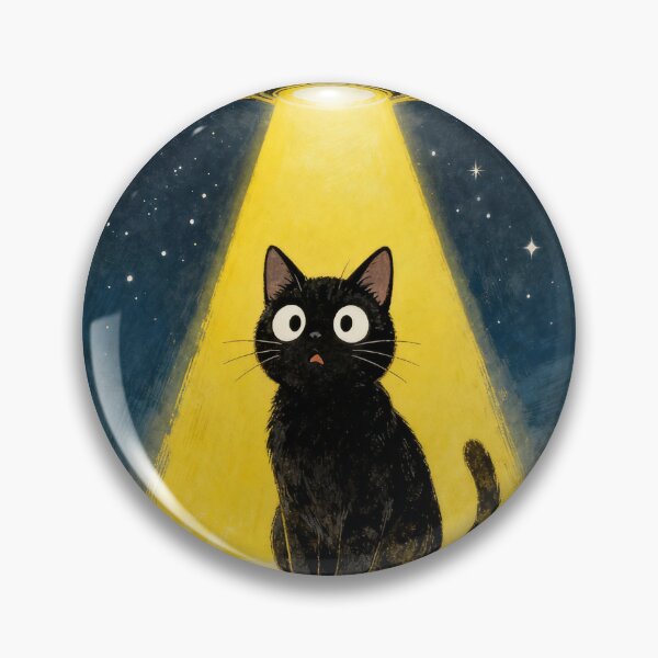 Item preview, Vintage Japanese Cat Alien Cat Dad UFO Abduction Graphic Tee T-Shirt designed and sold by flooky213.