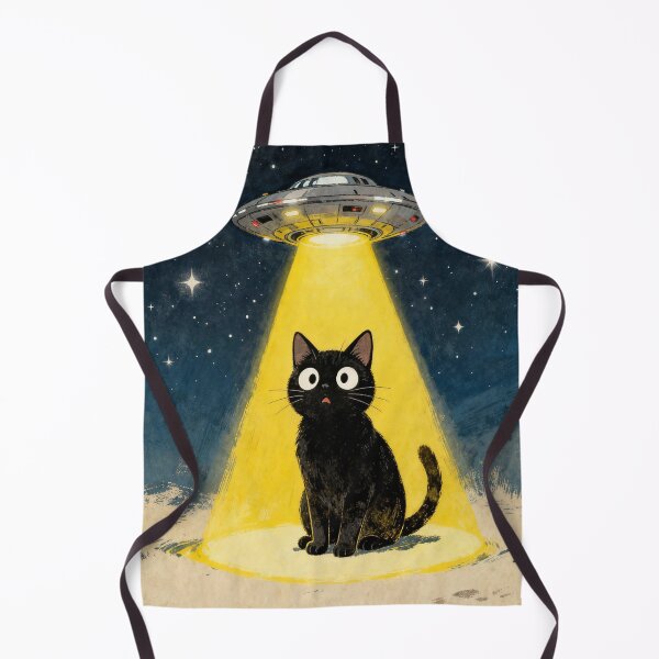 Item preview, Vintage Japanese Cat Alien Cat Dad UFO Abduction Graphic Tee T-Shirt designed and sold by flooky213.