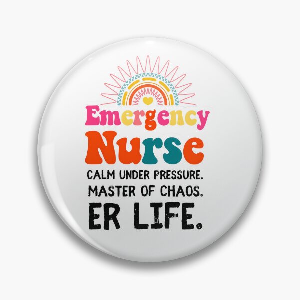 Item preview, Emergency Nurse Retro Groovy | Master of Chaos ER Life | ED Nurse Gift designed and sold by WHDProduction45.